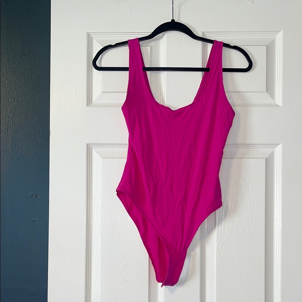 Zara Bright Fuchsia One-Piece Bodysuit